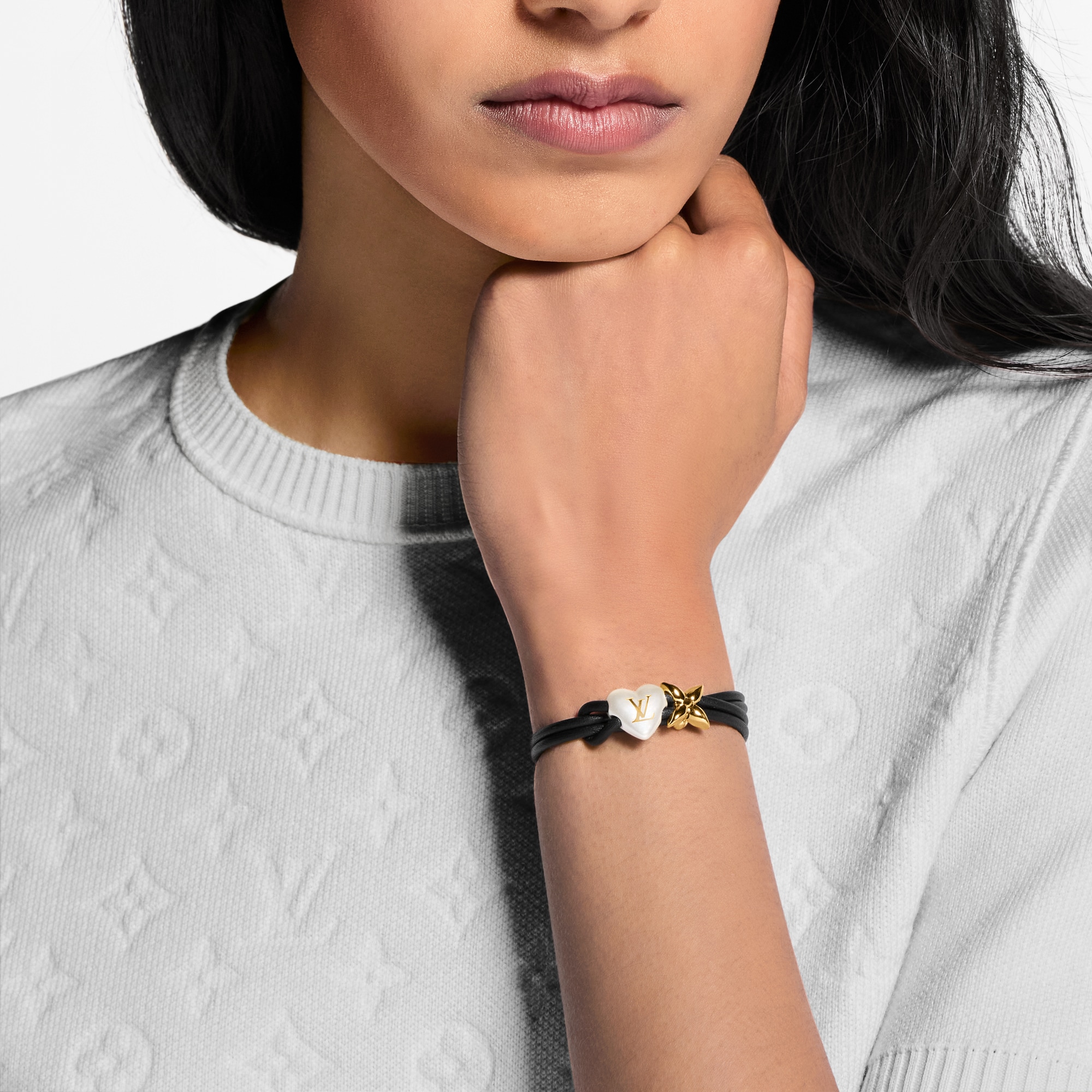 LV Bloom Pearl Heart Bracelet - Fashion Jewellery M4564Z | LOUIS